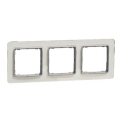 Schneider Sedna Design & Elements, πλαίσιο 3 θέσεων, glass clear – SDD360803