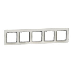 Schneider Sedna Design & Elements, πλαίσιο 5 θέσεων, glass clear – SDD360805