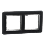 Schneider Sedna Design & Elements, πλαίσιο 2 θέσεων, glass smoke – SDD362802