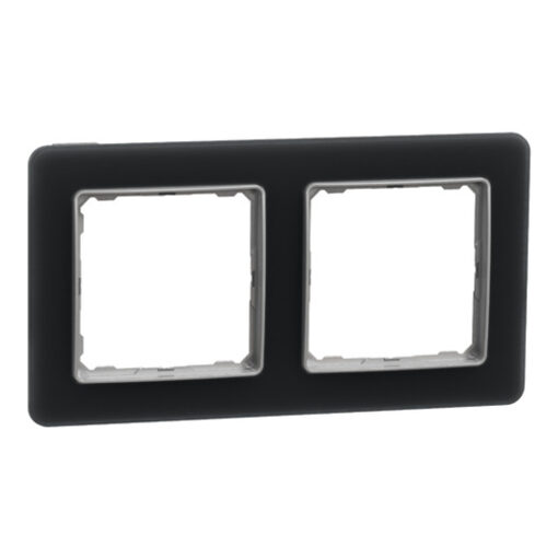 Schneider Sedna Design & Elements, πλαίσιο 2 θέσεων, glass smoke – SDD362802
