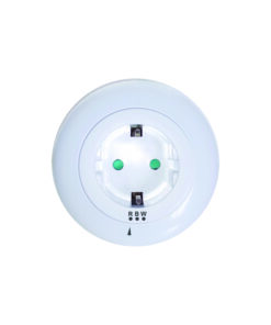 LED Φωτάκι Νυκτός 0,5W με Πρίζα Σούκο Αισθητήρα Λευκό/Μπλε/Κόκκινο Φως ACA – SF09LED