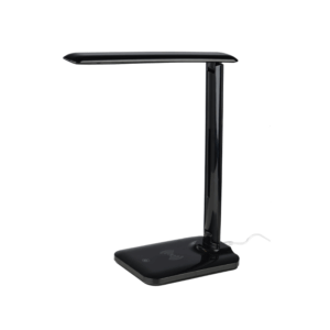 ACA DECOR  επιτραπέζιο φωτιστικό led 5W Με Εναλλαγή Χρωμάτων Φωτισμού και Ασύρματη Βάση Φόρτισης Μαύρο – SF27LEDBK