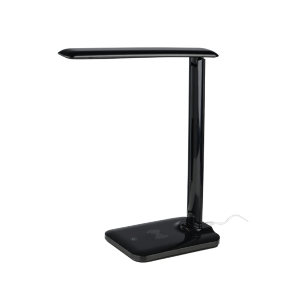 ACA DECOR  επιτραπέζιο φωτιστικό led 5W Με Εναλλαγή Χρωμάτων Φωτισμού και Ασύρματη Βάση Φόρτισης Μαύρο – SF27LEDBK