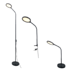 LED ΓΡΑΦΕΙΟΥ 3 IN 1 10W ΜΑΥΡΟ ABS+ΑΛΟΥΜΙΝΙΟ CCT STEP DIMMABLE 32Χ40Χ7 STEFAN ACA – SF501ALL