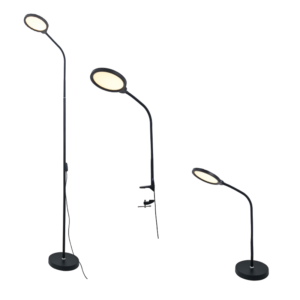 LED ΓΡΑΦΕΙΟΥ 3 IN 1 10W ΜΑΥΡΟ ABS+ΑΛΟΥΜΙΝΙΟ CCT STEP DIMMABLE 32Χ40Χ7 STEFAN ACA – SF501ALL