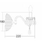 ΑΠΛΙΚΑ ΜΑΥΡΗ ΑΚΡΥΛΙΚΗ 1X40W E14 PEGASUS ACA DECOR  – SF63991B