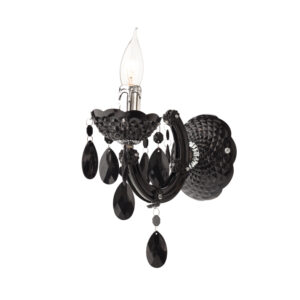 ΑΠΛΙΚΑ ΜΑΥΡΗ ΑΚΡΥΛΙΚΗ 1X40W E14 PEGASUS ACA DECOR  – SF63991B