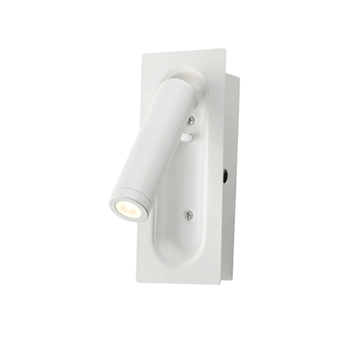 ΕΠΙΤΟΙΧΟ ΦΩΤΙΣΤΙΚΟ LED 3W 3200K 190LM ΛΕΥΚΟ ΜΕΤΑΛΛΙΚΟ ΧΩΝΕΥΤΟ 7X5X17CM AIAS ACA DECOR – SF701LEDW