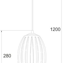 ΚΡΕΜΑΣΤΟ ΑΚΡΥΛΙΚΟ ΔΙΑΦΑΝΟ 1Χ40W Ε27 17x H28cm HOMO ACA DECOR – SF810