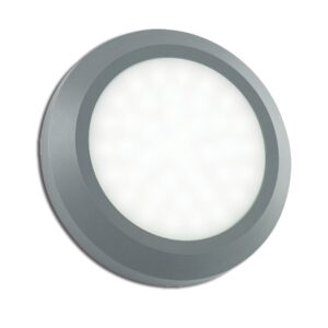 Επιτοίχιο Φωτιστικό LED για Σκαλοπάτια 2.8W ACA Γκρι Στρογγυλό Αδιάβροχο IP65 Θερμό 3000K – SLIM01N