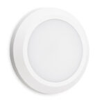 Επιτοίχιο Φωτιστικό LED για Σκαλοπάτια 2.8W ACA Λευκό Στρογγυλό Αδιάβροχο IP65 Θερμό 3000K – SLIM01NW