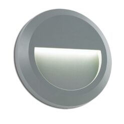 Επιτοίχιο Φωτιστικό LED για Σκαλοπάτια 1.5W ACA Γκρι Τετράγωνο Αδιάβροχο IP65 Θερμό 3000K – SLIM02N