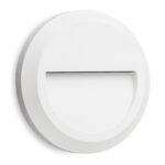 Επιτοίχιο Φωτιστικό LED για Σκαλοπάτια 1.5W ACA Λευκό Τετράγωνο Αδιάβροχο IP65 Θερμό 3000K – SLIM02NW