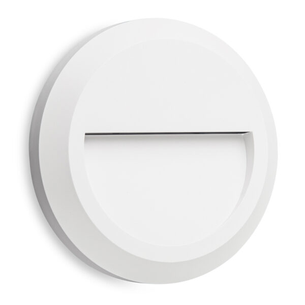 Επιτοίχιο Φωτιστικό LED για Σκαλοπάτια 1.5W ACA Λευκό Τετράγωνο Αδιάβροχο IP65 Θερμό 3000K – SLIM02NW