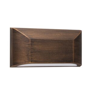 Επιτοίχιο Φωτιστικό LED για Σκαλοπάτια 6W ACA σε Απόχρωση Σκουριάς Οβάλ Αδιάβροχο IP65 Θερμό 3000K – SLIM22R