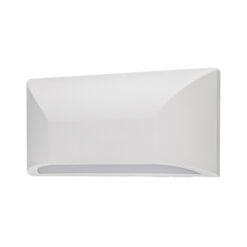 Επιτοίχιο Φωτιστικό LED για Σκαλοπάτια 6W ACA Λευκό Οβάλ Αδιάβροχο IP65 Θερμό 3000K – SLIM22W