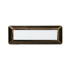 Επιτοίχιο Φωτιστικό LED για Σκαλοπάτια 4W ACA Σκουριά Οβάλ Αδιάβροχο IP65 Θερμό 3000K – SLIM31NR