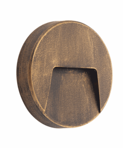 Επιτοίχιο Φωτιστικό LED για Σκαλοπάτια 3W σε Απόχρωση Σκουριάς Στρογγυλό Αδιάβροχο IP65 Θερμό 3000K ACA – SLIM41R