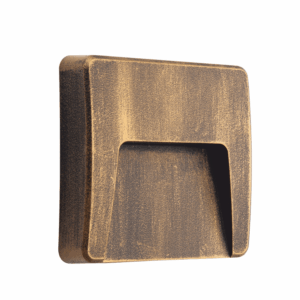 Επιτοίχιο Φωτιστικό LED για Σκαλοπάτια 3W ACA σε Απόχρωση Σκουριάς Τετράγωνο Αδιάβροχο IP65 Θερμό 3000K – SLIM42R