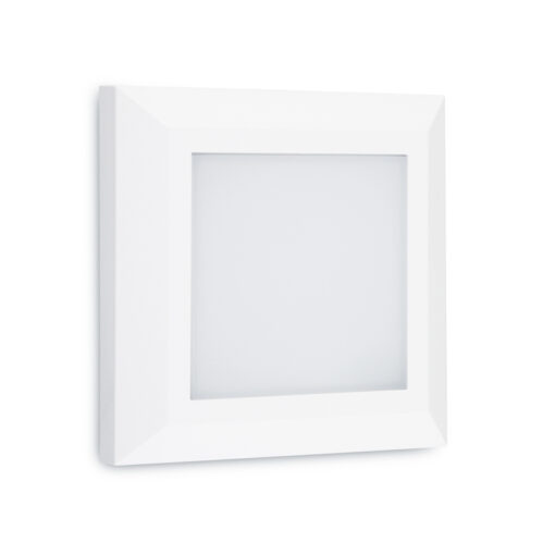 Επιτοίχιο Φωτιστικό LED για Σκαλοπάτια 3W ACA Λευκό Τετράγωνο Αδιάβροχο IP65 Θερμό 3000K – SLIM51NW