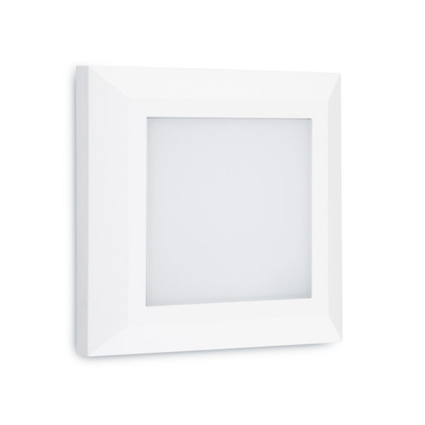 Επιτοίχιο Φωτιστικό LED για Σκαλοπάτια 3W ACA Λευκό Τετράγωνο Αδιάβροχο IP65 Θερμό 3000K – SLIM51NW