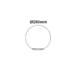 ΗΛΙΑΚΗ/ΕΠΑΝΑΦΟΡΤΙΖΟΜΕΝΗ RGBW LED ΜΠΑΛΑ D25cm IP54 LiFePO4 1800mAh               ACA – SOLB25RGBW