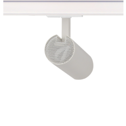 SAND WHITE LED TRACK LUMINAIRE 10W 3000K 1-PHASE 36° 1000LM 230V AC Ra80 Φ55*153MM 5YRS ACA – SOLINE1030W2