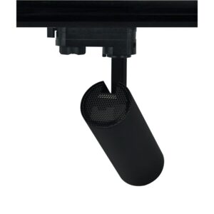 SAND BLACK LED TRACK LUMINAIRE 10W 4000K 3-PHASE 36° 1050LM 230V AC Ra80 Φ55*153MM 5YRS ACA – SOLINE1040B4