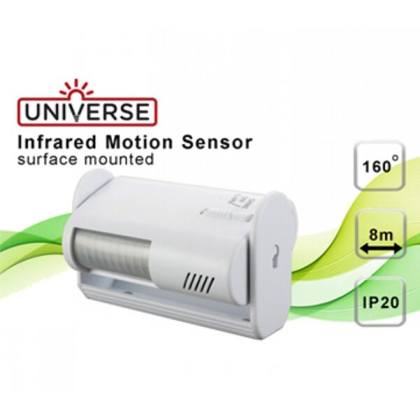 Κουδούνι με αισθητήρα κίνησης εισόδου‐εξόδου επίτοιχο UNIVERSE  1-U005081