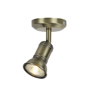 Επίτοιχο Φωτιστικό 1ΧGU10 Μπρονζέ Μεταλλικό ACA DECOR  – SU281PBR