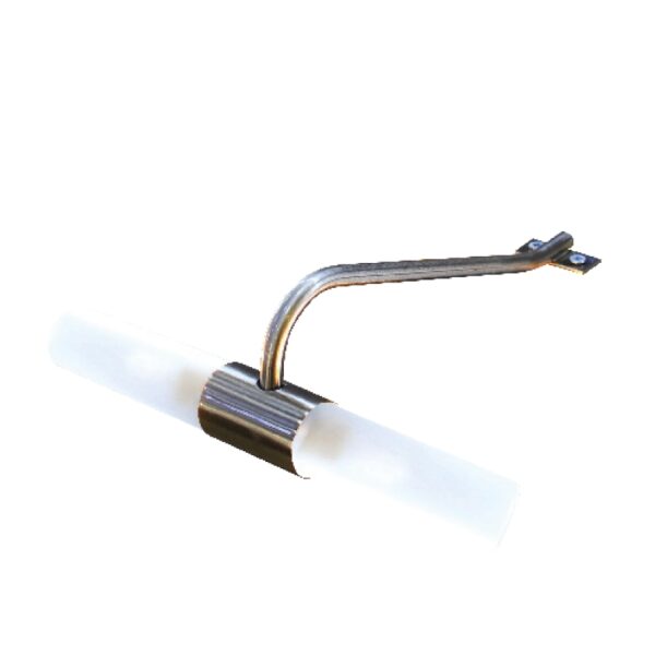 Φωτιστικό Απλίκα Καθρέπτη / Τοίχου / Επίπλου 23cm Νίκελ 2xG9 Γυαλί Αμμοβολή ACA DECOR – SUEVA1