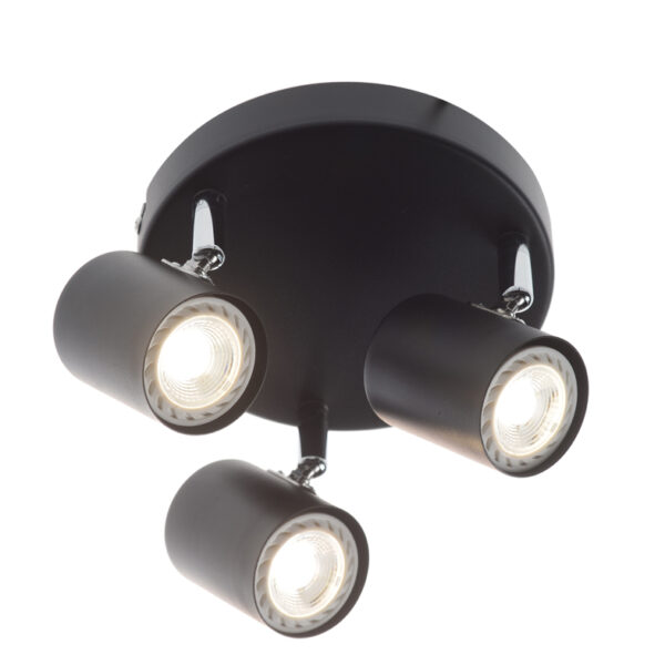 ΣΠΟΤ ΡΟΖΕΤΑ ΜΑΥΡΟ ΜΑΤ 3ΧGU10 ORFEAS ACA DECOR – SUH1893PB