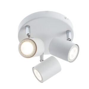 ΣΠΟΤ ΡΟΖΕΤΑ ΛΕΥΚΟ ΜΑΤ 3ΧGU10 ORFEAS ACA DECOR – SUH1893PW