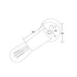 Σποτ Ι Χρώμιο 1ΧΕ27 ACA DECOR  – SUT1911PC