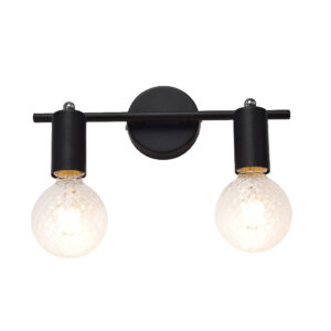 Επίτοιχο Φωτιστικό 2ΧΕ27 Μαύρο Μεταλλικό ACA DECOR – SUT1912TBK