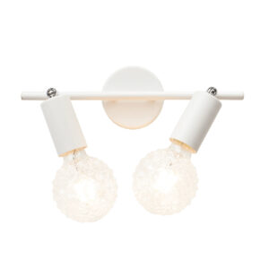 Επίτοιχο Φωτιστικό 2ΧΕ27 Λευκό Μεταλλικό  ACA DECOR – SUT1912TWH