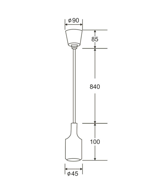 Κρεμαστό Φωτιστικό Σιλικόνης 1xE27 με 1μ Καλώδιο Πράσινο ACA DECOR  – SUTP102G