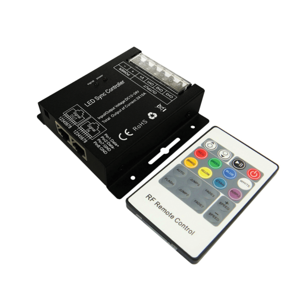 Controller Dimmer με Τηλεχειριστήριο RF για RGB Ταινίες LED 288W/576W ACA – SZ600RGB