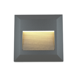 it-Lighting Salmon LED 2W 3CCT Outdoor Wall Lamp Anthracite CCT D:12.4cmx12.4cm (80201840)