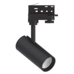 InLight Σποτ τριφασικής ράγας LED 10W 4000K σε μαύρη απόχρωση D:10cmX15,5cm (T01002-BL)