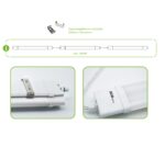 LED Γραμμικό Στεγανό Φωτιστικό 71cm 18W ACA 1570lm 120° 4000K IP66 – TETE1840