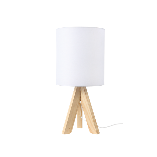 ΕΠΙΤΡΑΠΕΖΙΟ ΦΩΤΙΣΤΙΚΟ 1ΧΕ14 ΞΥΛΟ+ΛΕΥΚΟ ΑΜΠΑΖΟΥΡ Φ18XH40CM PICCOLO ACA DECOR – TF176721TWH