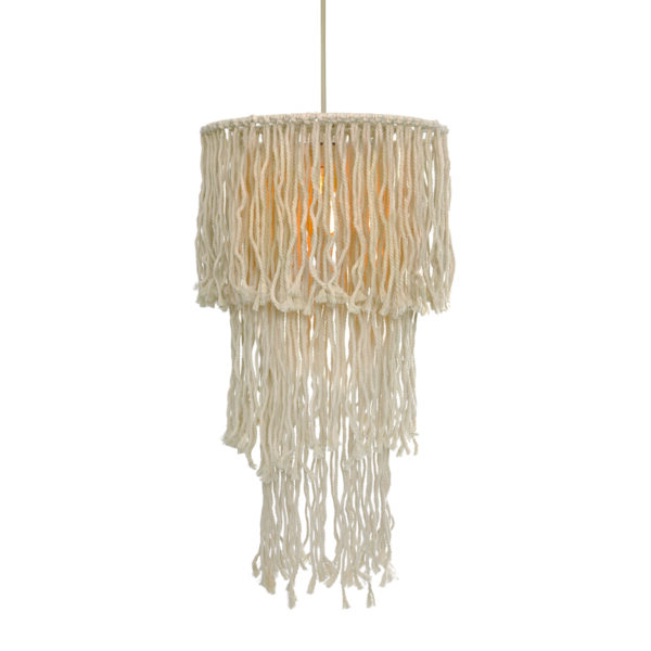 ΚΡΕΜΑΣΤΟ Φ/Σ 1ΧΕ27 THASSOS ΕΚΡΟΥ ΜΑΛΛΙΝΟ D40XH180CM ACA – TF20261P