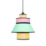 ΚΡΕΜΑΣΤΟ ΦΩΤΙΣΤΙΚΟ 1ΧΕ27 JAPAN ΡΟΖ-ΜΕΝΤΑ ΥΦΑΣΜΑ+ΨΑΘΑ ΡΑΤΑΝ D42XH190CM ACA – TF20881P