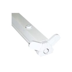 Φωτιστικό Σκαφάκι για 2x120cm Λάμπες LED T8 G13 Λευκό ACA – TH3236LED