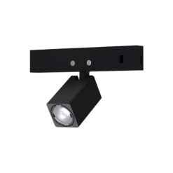 ΜΙΝΙ ΜΑΥΡΟ ΤΕΤΡΑΓΩΝΟ ΜΑΓΝΗΤΙΚΟ ΣΠΟΤ 24V DC 1W 3000K 80LM 24° RA90 5YRS 12*22(38)ΜΜ ACA – THUBE130BS