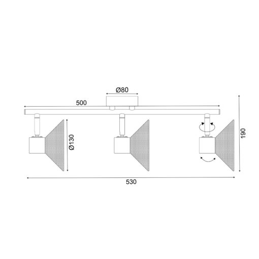 ΕΠΙΤΟΙΧΟ Φ/Σ 3ΧΕ14 PALOMA ΛΕΥΚΟ ΜΕΤΑΛΛΙΚΟ 53X13X19CM ACA – TNK2833SW