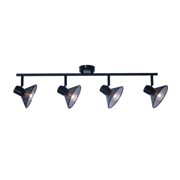 ΕΠΙΤΟΙΧΟ Φ/Σ 4ΧΕ14 PALOMA ΜΑΥΡΟ ΜΕΤΑΛΛΙΚΟ 75X13X19CM ACA – TNK2834SB