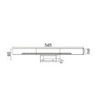 Επίτοιχο Φωτιστικό LED 13W IP44 Λευκό + Χρώμιο ACA DECOR  Θερμό Λευκό 3200K – TNK7518013W