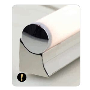 Επίτοιχο Φωτιστικό LED 15W IP44 Λευκό + Χρώμιο ACA DECOR  Θερμό Λευκό 3200K – TNK7518315W